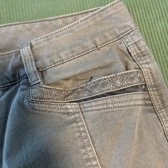 White House Black Market Slim Ankle Jeans Women‎ 10S Gray Stretch Denim - Picture 7 of 12